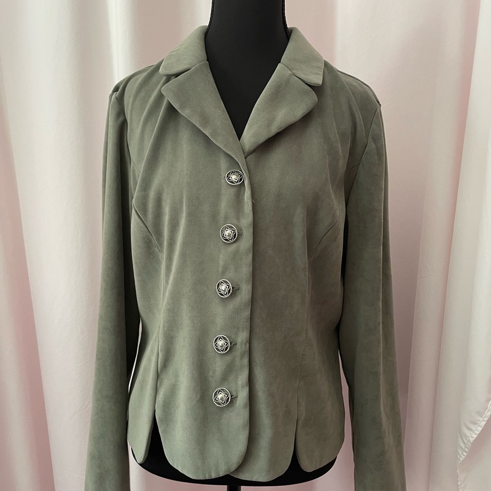 Leslie Fay Sage Green Women's Blazer